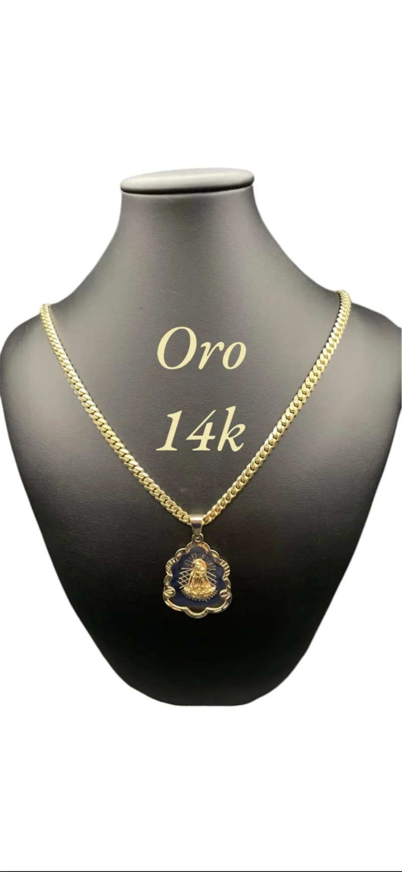 14k yellow gold pendant necklace